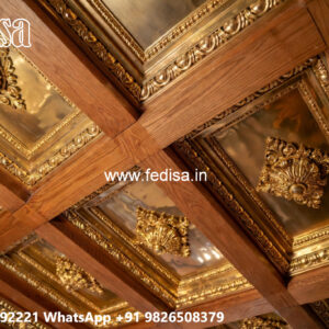 Wooden Ceiling Design Pop Latest Design For Lobby No-6450