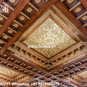 Wooden Ceiling Design Pop Ka Color Design No-6458