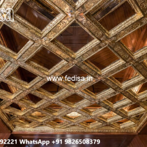 Wooden Ceiling Design L Shaped Pop Ceiling Design No-6464