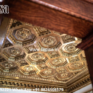 Wooden Ceiling Design Pop Hard Design No-6470