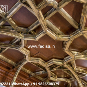 Wooden Ceiling Design Drawing Dining Ceiling Design No-6473