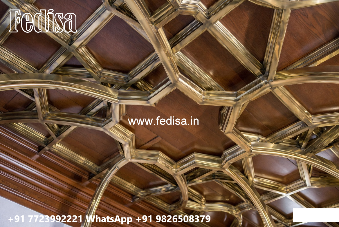 Wooden Ceiling Design Drawing Dining Ceiling Design No-6473