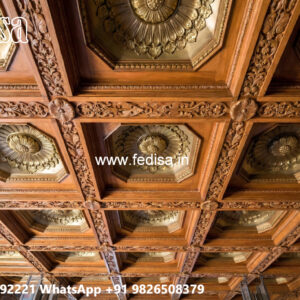 Wooden Ceiling Design Gypsum Ceiling Design No-6500