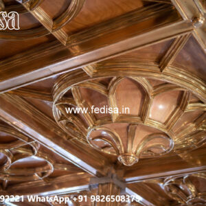 Wooden Ceiling Design Pop Design For Living Room No-6524
