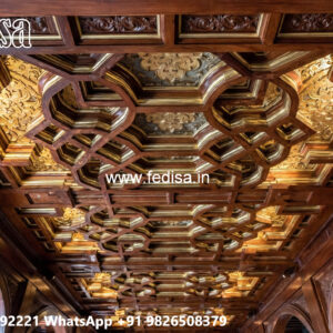 Wooden Ceiling Design Ceiling Pop No-6573