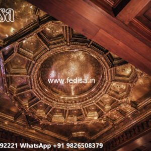 Wooden Ceiling Design Modern Pop Plus Minus Design 2026 No-6597