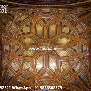 Wooden Ceiling Design Pop Dijain No-6612