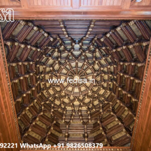 Wooden Ceiling Design Modern Pop Plus Minus Design 2026 No-6636