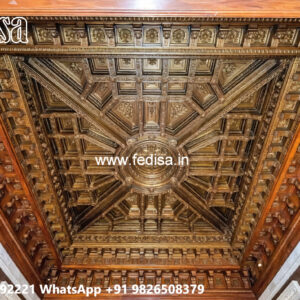 Wooden Ceiling Design Modern Simple Pop Design No-6654