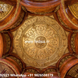 Wooden Ceiling Design Lobby Ceiling Design No-6674