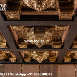 Wooden Ceiling Design False Ceiling For Living Room No-6679