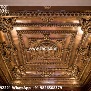 Wooden Ceiling Design Pvc Pop Design No-6716