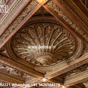 Wooden Ceiling Design Folsiling Dijain No-6732