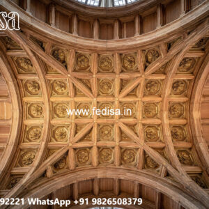 Wooden Ceiling Design Fan Pop Design No-6786