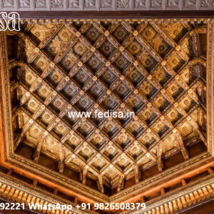 Wooden Ceiling Design Concealed Light Pop Design No-6793