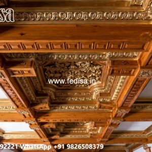 Wooden Ceiling Design Fall Ceiling Pop No-6814