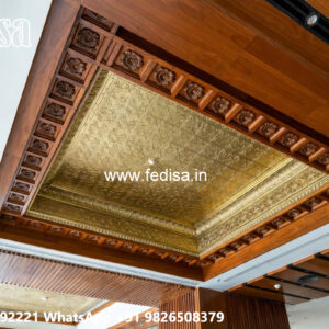 Wooden Ceiling Design Plus Minus Pop Design For Kitchen No-6821