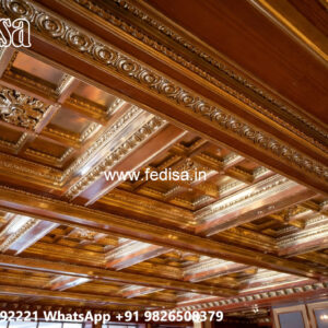 Wooden Ceiling Design Pooja Room Pop Design No-6879