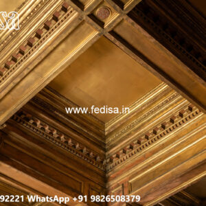 Wooden Ceiling Design Designer Fans For Living Room No-6889