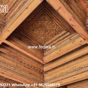 Wooden Ceiling Design Cement Ceiling Corner Design No-6912