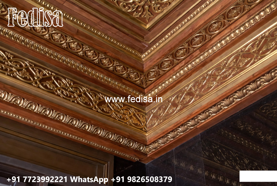 Wooden Ceiling Design False Ceiling Pop No-6914