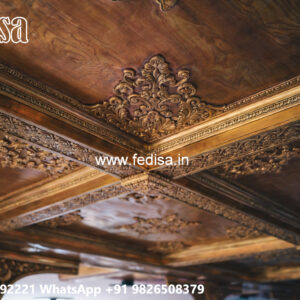 Wooden Ceiling Design Gypsum Board False Ceiling Design No-6943
