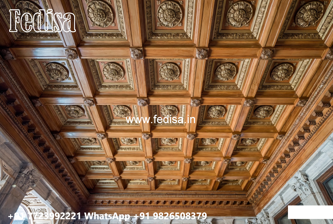 Wooden Ceiling Design Simple Design Pop No-6960