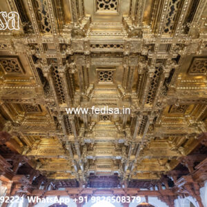 Wooden Ceiling Design Office False Ceiling No-6970