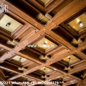 Wooden Ceiling Design Passage Pop Design No-6976