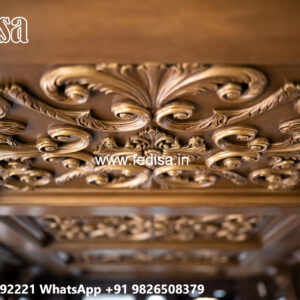 Wooden Ceiling Design Wooden Pop Design No-6978