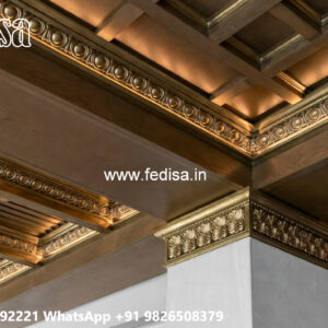 Wooden Ceiling Design Folsiling New Design Hall No-6987