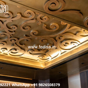 Wooden Ceiling Design Selling Pop Design No-6992