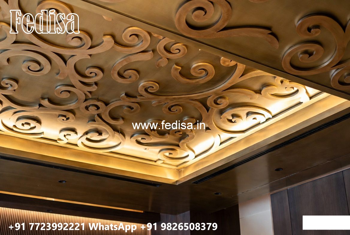Wooden Ceiling Design Selling Pop Design No-6992