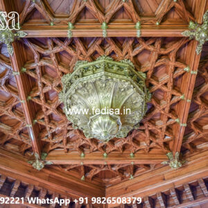 Wooden Ceiling Design False Ceiling Design For Living Room With Two Fans No-7018