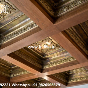 Wooden Ceiling Design Simple Main Hall Fall Ceiling Design No-7030