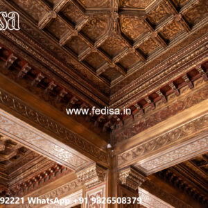 Wooden Ceiling Design False Ceiling Interior Design No-7032