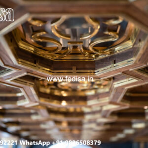 Wooden Ceiling Design Hall False Ceiling Design 2026 No-7055