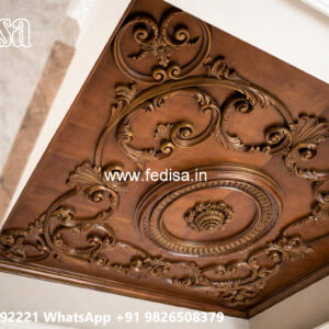 Wooden Ceiling Design White Ceiling Design No-7068