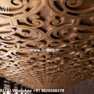 Wooden Ceiling Design Pop Ke Phool No-7070