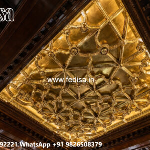 Wooden Ceiling Design Modern Pop Design For Hall No-7094