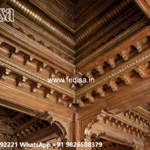 Wooden Ceiling Design Attractive Pop Design For Hall 2026 No-7095