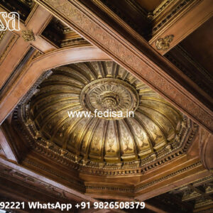 Wooden Ceiling Design Bedroom Ceiling Design 2026 With Fan No-7132