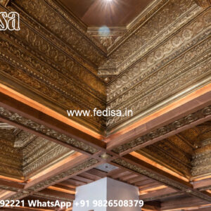 Wooden Ceiling Design Pop Chhat Ki Design No-7138