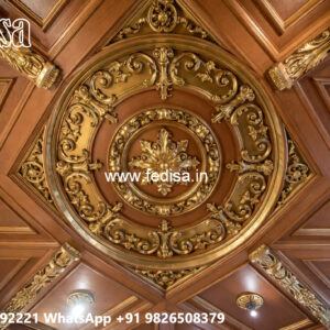Wooden Ceiling Design Gypsum Board Design For Living Room No-7141