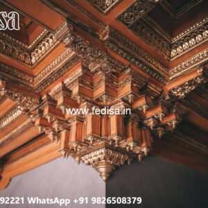 Wooden Ceiling Design Pop Ceiling Design For Hall With 2 Fans No-7153