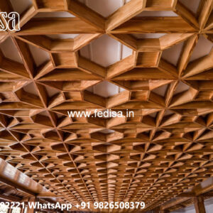 Wooden Ceiling Design Veneer Ceiling Design No-7182
