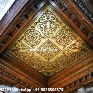 Wooden Ceiling Design Plane Pop Design No-7231