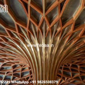 Wooden Ceiling Design Latest Ceiling Fan Design No-7290