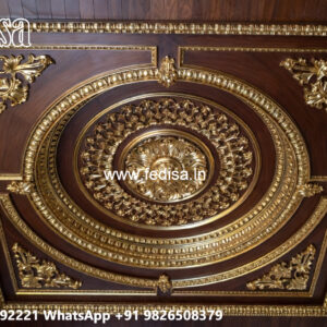 Wooden Ceiling Design Cement Pop Design For Hall No-7299