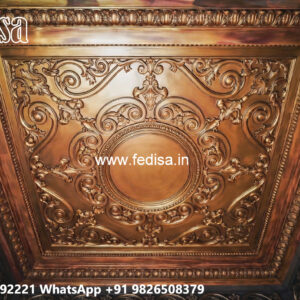 Wooden Ceiling Design False Ceiling Design With Fan For Bedroom No-7304